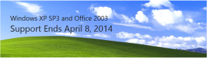 Konec podpory pro Windows XP a Office 2003 v dubnu 2014