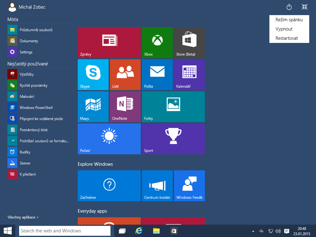 Windows 10 x64 build 150123-2015-01-23-20-48-49