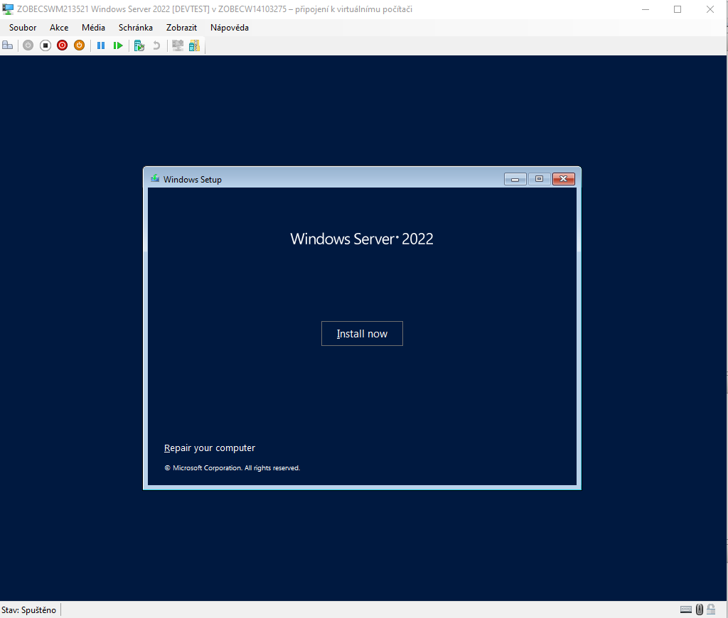 Windows Server 2022 Windows Server 2022 Insider Preview V Obrazech